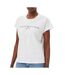 T-Shirt blanc femme tommy hilfiger mdrn - l-1