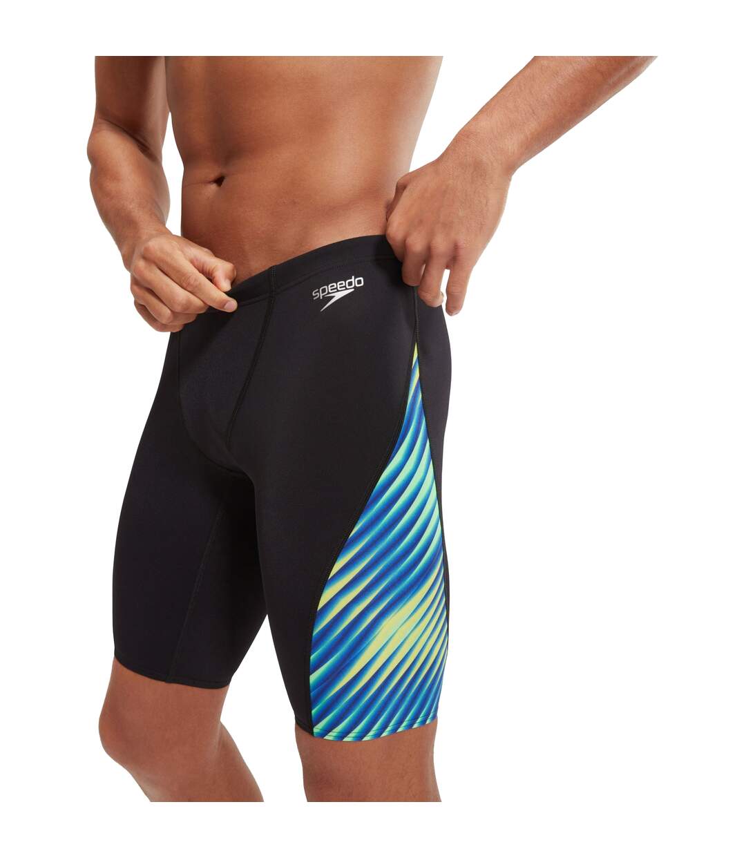 Jammer De Natation Allover Digital Homme Bleu Vert Speedo-3