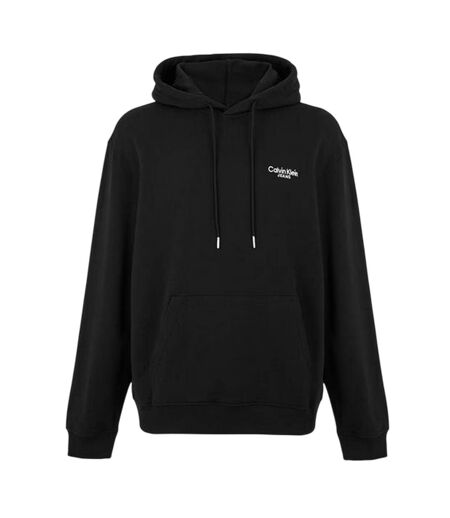 Sweat À Capuche Adulte Noir Calvin Klein
