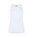Débardeur Motif/style Blocs De Couleurs Femme Blanc Head-1