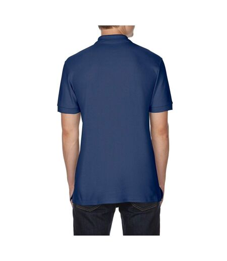 Gildan Mens Premium Cotton Sport Double Pique Polo Shirt (Navy) - UTBC3194