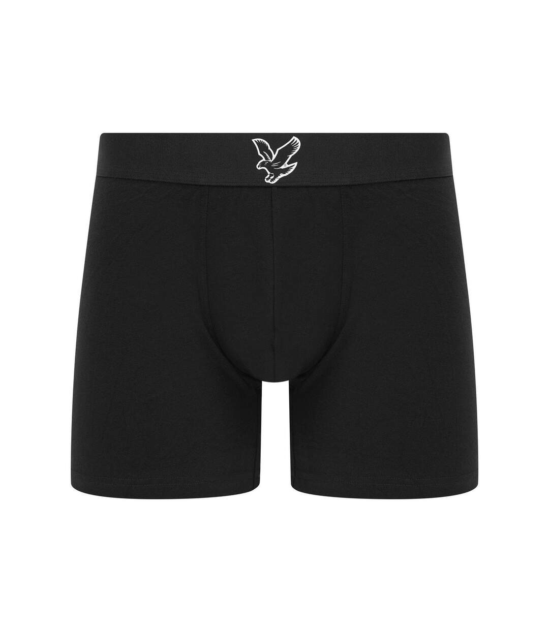 Pack Of 3  Mens Jonathan Boxer Shorts  Black Lyle & Scott-2