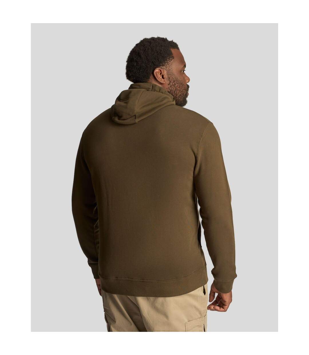 Sweat À Capuche Homme Marron Clair Lyle & Scott-3