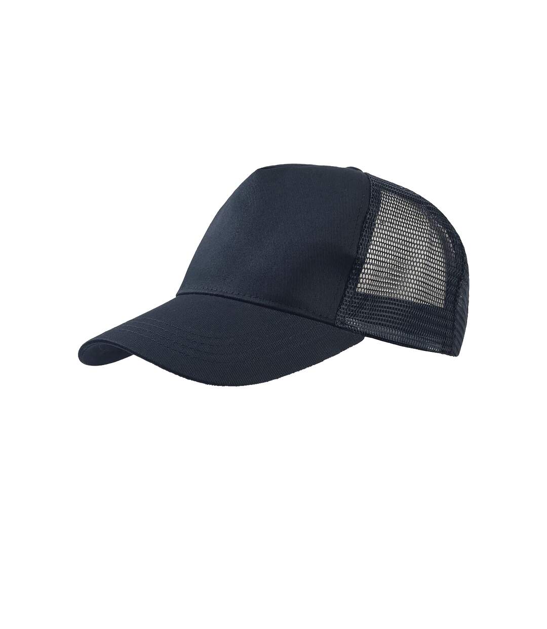 Casquette style trucker rapper mixte bleu marine Atlantis-1