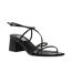Womens/ladies Block Heel Sandals Black Steve Madden-3