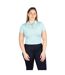 Womens/ladies elevate essential polo shirt ice blue Hy-1