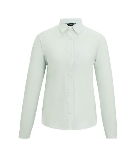 Womens/ladies Travel Light Anti-insect Long-sleeved Shirt Ocean Mist Regatta