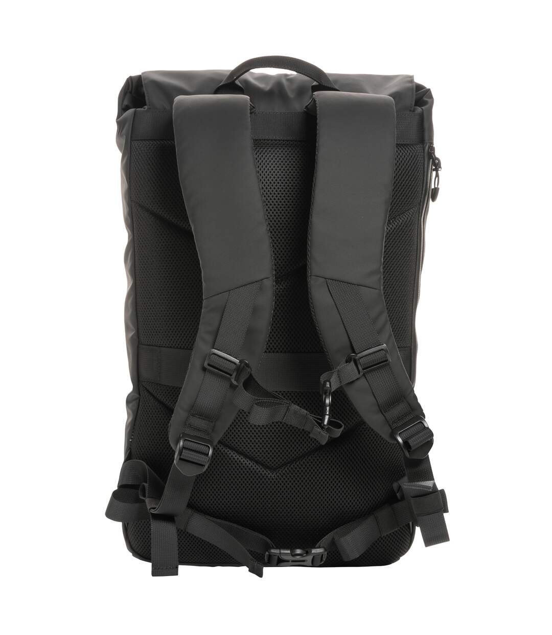 Impact aware flap top rpet water resistant laptop backpack one size black XD Collection-2