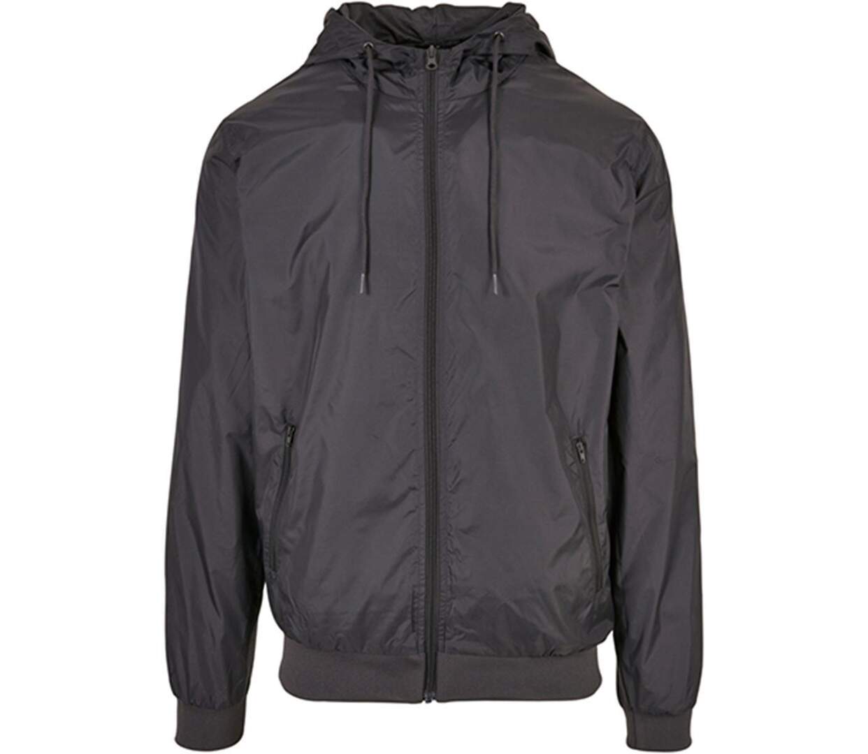 Coupe-vent style bomber - homme - BY016 - gris foncé-1