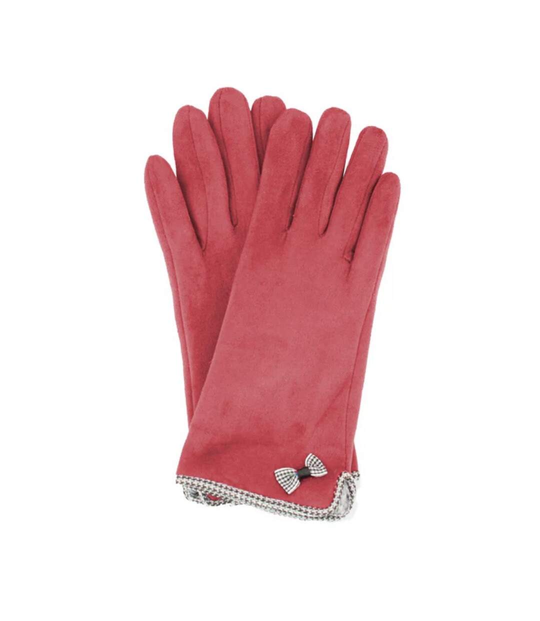 Gants tactiles gaby femme one size canneberge Eastern Counties Leather