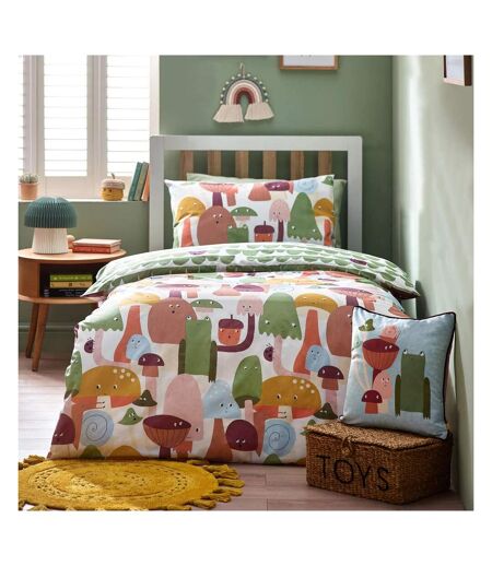 Funguys mushroom duvet cover set multicoloured Little Furn