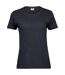 T-shirt Sof Femme Gris Foncé Tee Jays-1