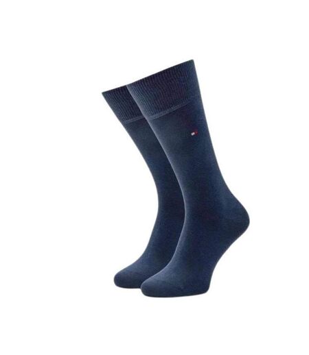 Chaussettes Motif/style Logo Brodé Homme Bleu Marine Bleu Tommy Hilfiger