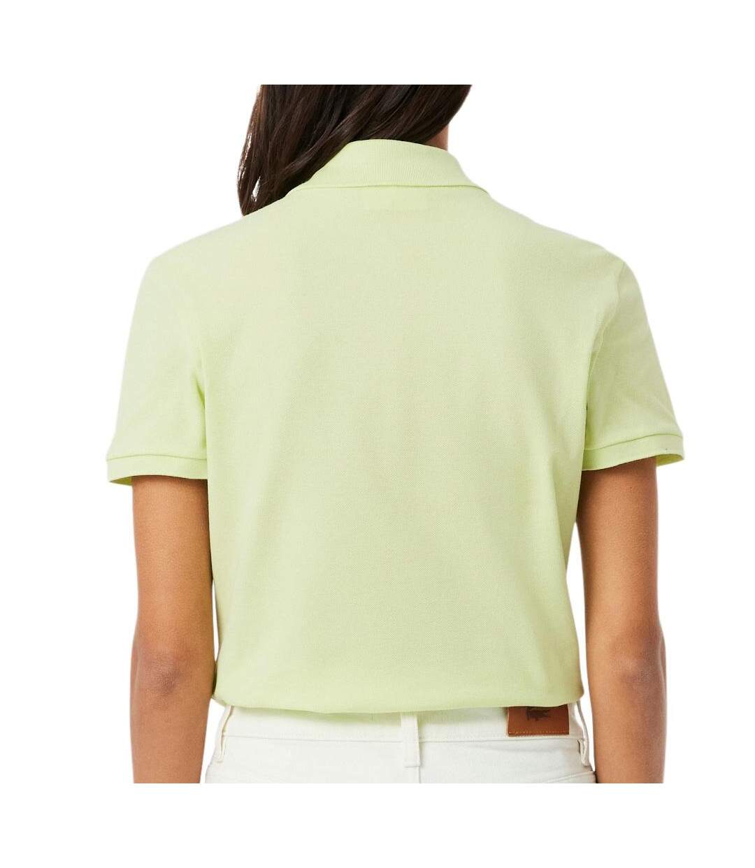 Polo vert femme lacoste polo l.12-2