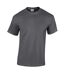 T-shirt Adulte Gris Foncé Chiné Gildan-2