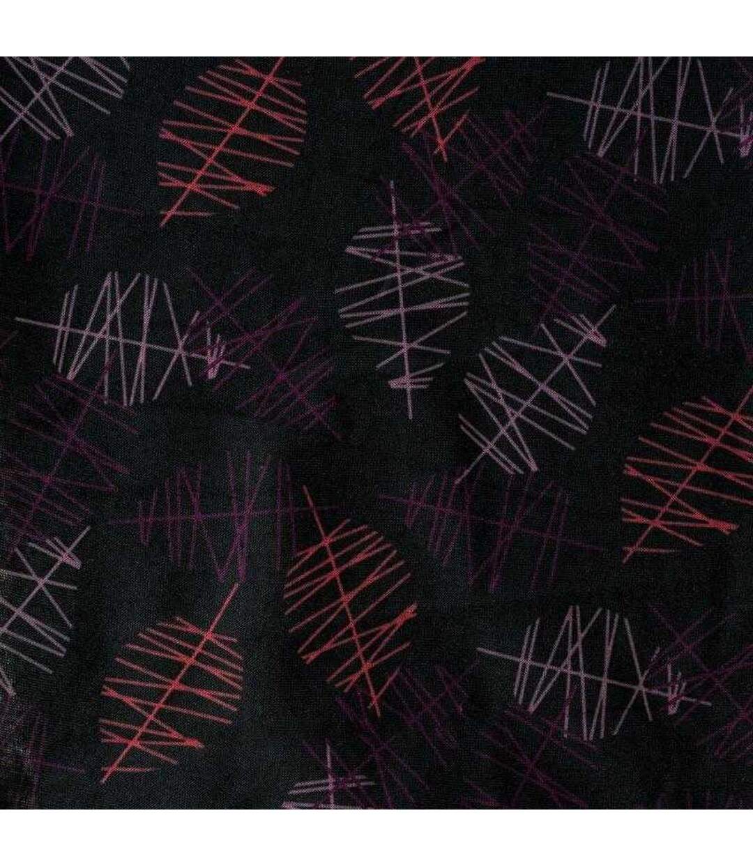Cache-cou Motif/style Feuille Rine Taille Unique Noir Rouge Hi-Tec-2