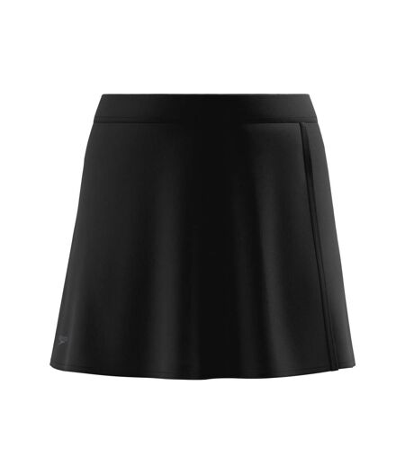 Womens/ladies Logo Swim Skirt Black Speedo