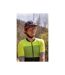 Maillot De Cyclisme Echo Bv Homme Noir Vert Fluo Radvik-2