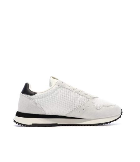 Baskets blanches/marines homme tommy hilfiger eva runner leath