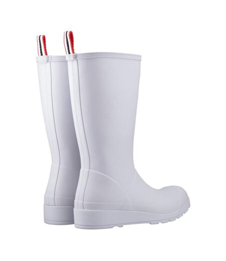 Womens/ladies original play tall wellington boots white Hunter