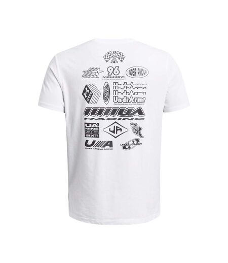 T-shirt manches courtes run anywhere homme blanc Under Armour