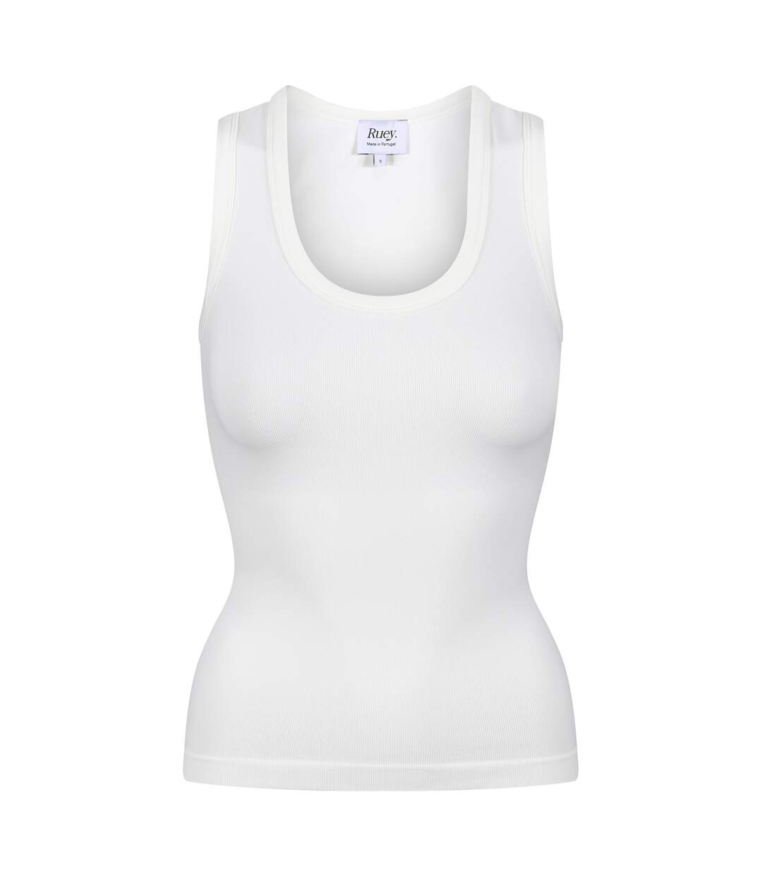 Ruey - Débardeur femme Essentials col rond sculptant recyclé stretch-1