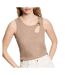 Débardeur beige femme morgan desia-1