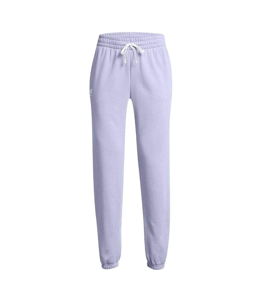 Womens/ladies Rival Terry Joggers Lilac Under Armour-2