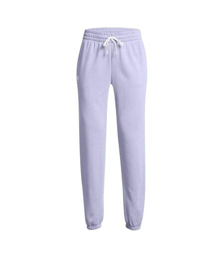 Womens/ladies Rival Terry Joggers Lilac Under Armour