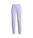 Womens/ladies Rival Terry Joggers Lilac Under Armour-2