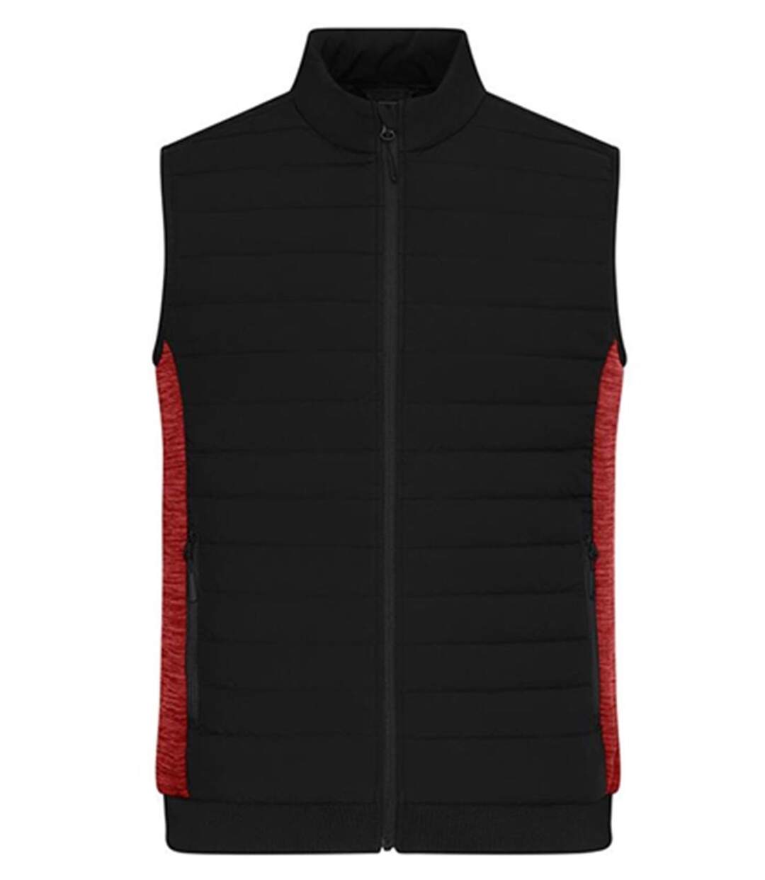 Bodywarmer de travail matelassé - Homme - JN1864 - noir et rouge