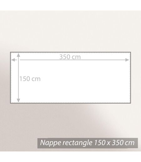 Nappe Jacquard enduction acrylique EDEN Rectangulaire