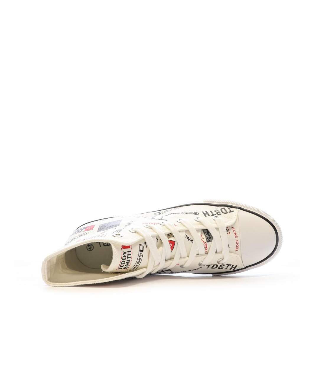 Baskets blanches homme teddy smith ankle-4