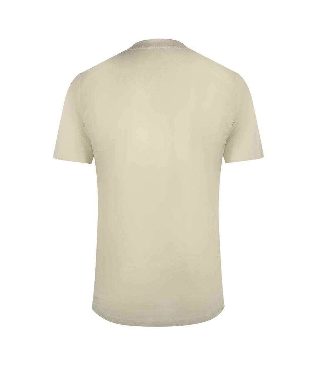 T-shirt Motif Imprimé Tigre Homme Beige Sable Cavalli Class-2