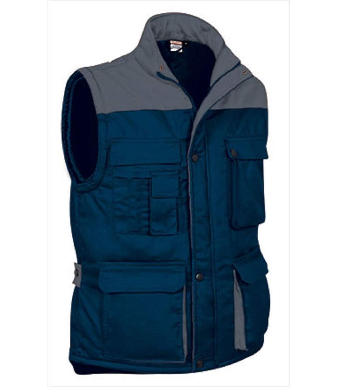 Gilet doudoune de travailsans manches - Homme - REF THUNDER - navy gris-2