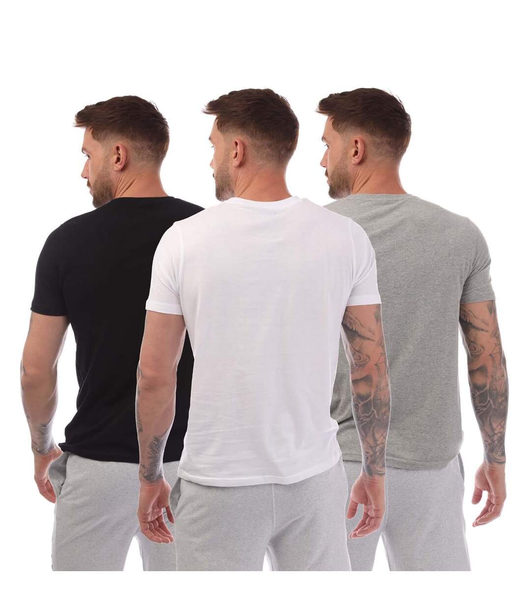 T-shirts Sully Homme Noir Gris Blanc Nicce-2