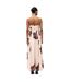Robe Longue Hallie Femme Rose Pâle French Connection-3