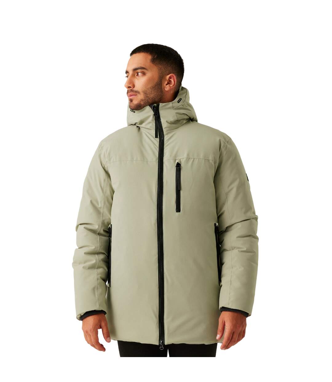 Veste imperméable yewbank homme blanc cassé / noir Regatta-3