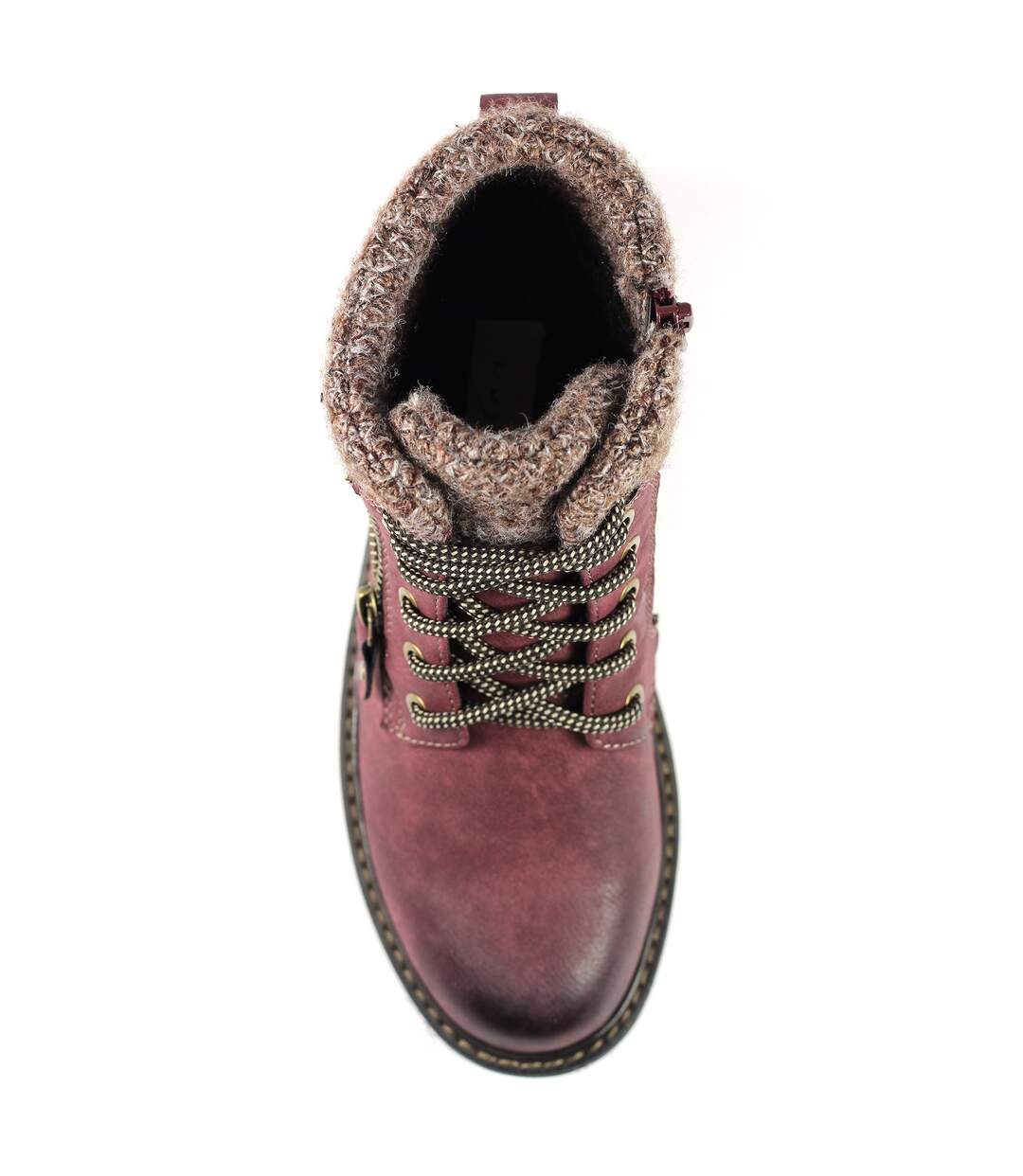 Bottines Benson Femme Bordeaux Lunar-4
