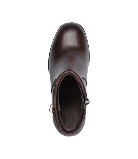 Bottines à Talon Cuir Tamaris