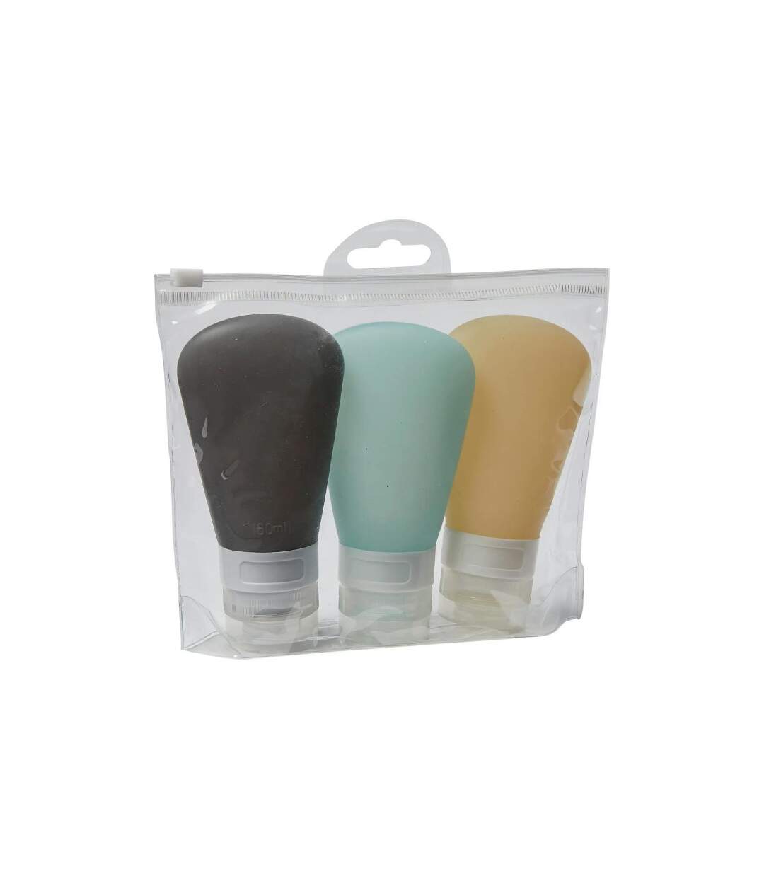 Lot de 3 Tubes Avec Trousse Voyage 17cm Multicolore-1