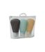 Lot de 3 Tubes Avec Trousse Voyage 17cm Multicolore-1
