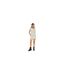 Womens/ladies Ribbed Notch Neck Mini Dress Grey Marl Brave Soul-1
