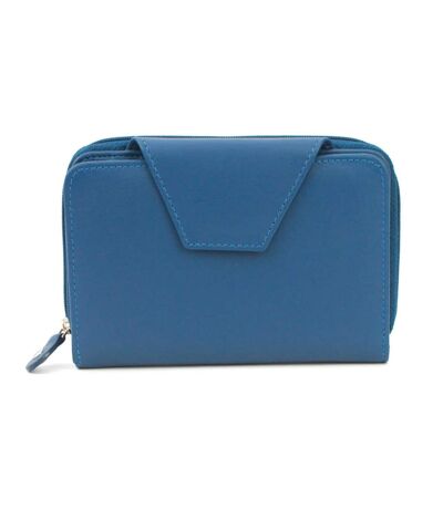 Eastern Counties Leather Lois Plain Coin Purse (Sapphire Blue) (One Size)