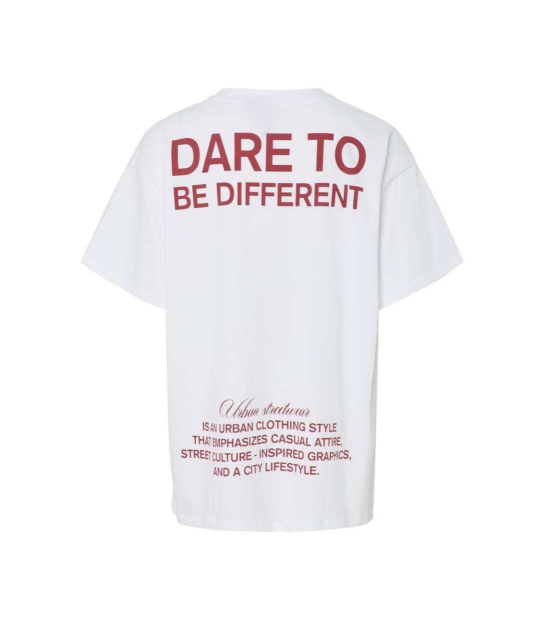 T-shirt blanc femme pieces fonda-2