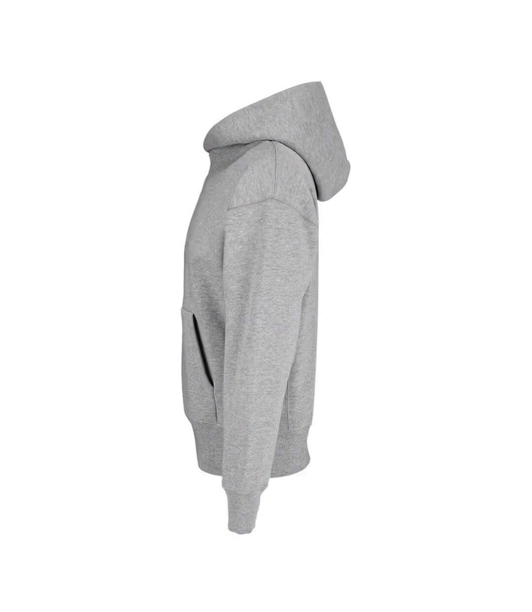 Sweat À Capuche Origin Adulte Gris Chiné SOLS-3