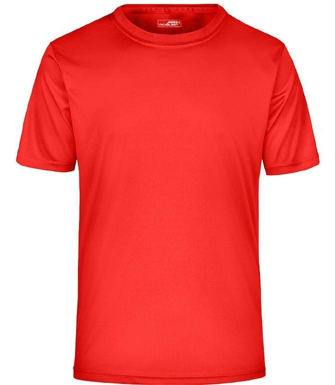 t-shirt respirant JN358 - rouge grenadine - col rond - Homme