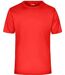 t-shirt respirant JN358 - rouge grenadine - col rond - Homme