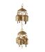 Suspension Déco en Métal Cloches 152cm Doré-2