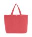 Grand sac cabas en toile - CA-4631 LCS - rouge pastèque